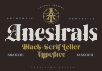 Anestrals Font - Featured Image