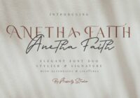 Anetha Faith Duo Font - Featured Image