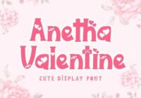 Anetha Valentine Font - Featured Image