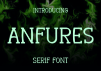 Anfures Font - Featured Image