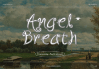 Angel Breath Font - Featured Image