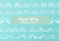 Angel Wing Font - Featured Image