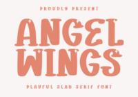 Angel Wings Font - Featured Image