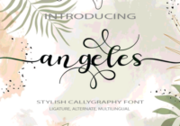 Angeles Font - Featured Image