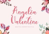 Angelia Valentine Font - Featured Image