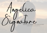 Angelica Signature Font - Featured Image