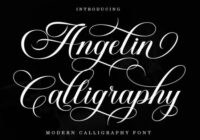 Angelin Calligraphy Font - Featured Image
