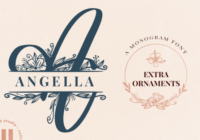 Angella Monogram Font - Featured Image