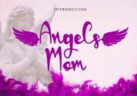 Angels Mom Font - Featured Image