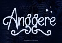 Anggere Font - Featured Image