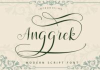 Anggrek Font - Featured Image