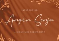 Angin Senja Font - Featured Image