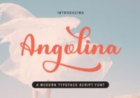 Angolina Font - Featured Image