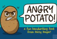 Angry Potato Font - Featured Image