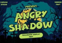 Angry Shadow Font - Featured Image