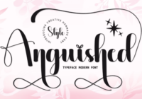 Anguished Font - Featured Image
