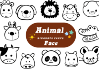 Animal Face Font - Featured Image