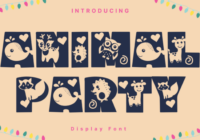 Animal Party Font - Featured Image