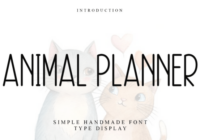 Animal Planner Font - Featured Image