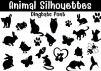 Animal Silhouettes Font - Featured Image
