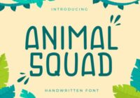 Animal Squad Font - Featured Image