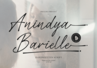 Anindya Barielle Font - Featured Image