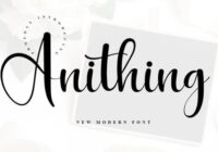 Anithing Font - Featured Image