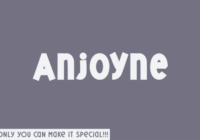 Anjoyne Font - Featured Image