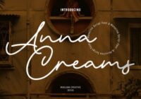 Anna Creams Font - Featured Image