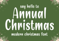 Annual Christmas Font - Featured Image