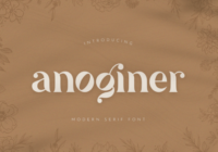 Anoginer Font - Featured Image