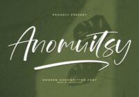 Anomuitsy Font - Featured Image
