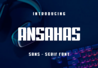 Ansahas Font - Featured Image
