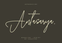 Antasarya Font - Featured Image