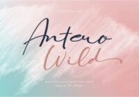 Antero Wild Font - Featured Image