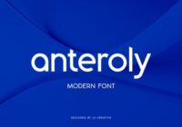 Anteroly Font - Featured Image