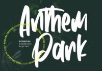 Anthem Park Font - Featured Image
