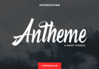 Antheme Font - Featured Image