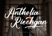 Antholia Riechgan Font - Featured Image
