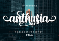 Anthusia Font - Featured Image