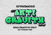 Anti Gravity Font - Featured Image
