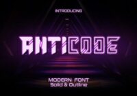 Anticode Font - Featured Image