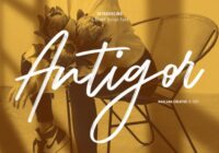 Antigor Font - Featured Image
