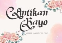 Antikan Rayo Font - Featured Image