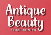 Antique Beauty Font - Featured Image