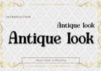 Antique Look Font - Featured Image