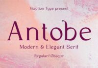 Antobe Font - Featured Image