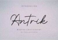Antrik Font - Featured Image