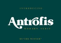Antrofis Font - Featured Image