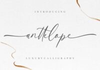 Anttelope Font - Featured Image